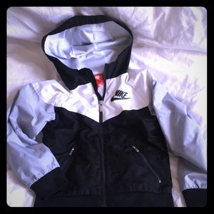 Boys Hooded Nike wind breaker/spring jacket